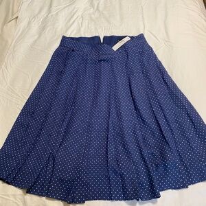 Jcrew Pleated Midi Skirt w Pockets NWT